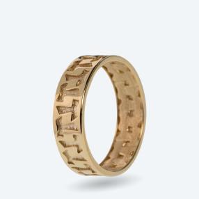 Bandring 'Tao' 585 Gelbgold