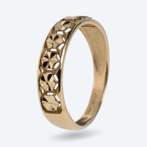 Stapelring 585 Gelbgold diamantiert