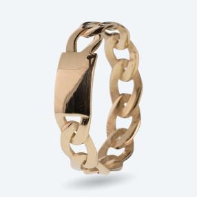 Panzerring 585 Gelbgold