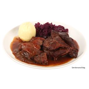 Rinderbäckchen in Pinot Noir Soße