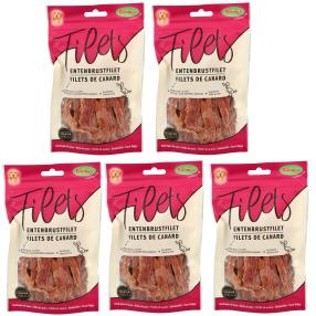 5x Hundesnack 'Entenbrustfilet'