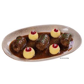 Sächsische Rinderroulade in Soße