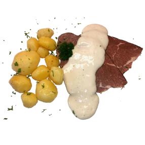 Rindfleisch in Merrettichsoße