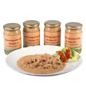 Züricher Geschnetzeltes im Glas 4er Set
