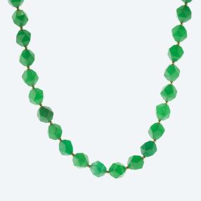 Collier Jade Diamond Cut