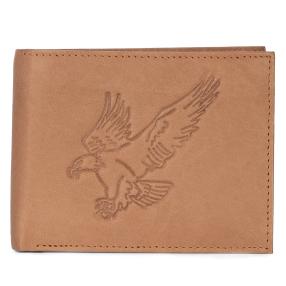 TESORO Lederbörse Adler cognac