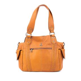 T2B Rindslederschultertasche