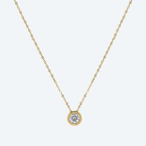 McCoy Collier 585 Gelbgold Brillant ca. 0,2 ct