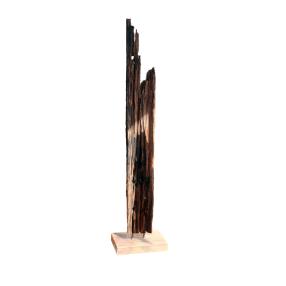 Darimana Teakskulptur auf Sockel groß