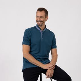 bugatti Herren Poloshirt petrol