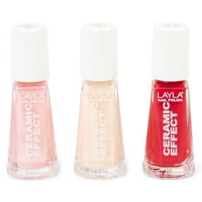 LAYLA Nagellack-Set, Glanzeffekt, 3x10ml