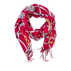 Damenschal mit Kaschmir bordeaux