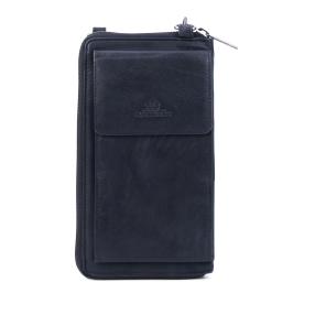 The Skandinavian Leder Handytasche schwarz