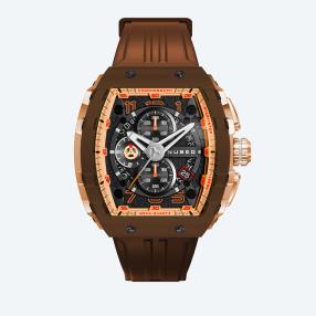 NUBEO Herren-Chronograph "Magellan", schwarz