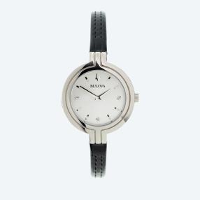 Bulova Damenuhr "Rhapsody" Quarz silbern