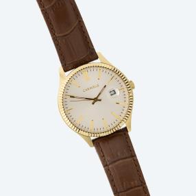 Caravelle by Bulova Herrenuhr Quarz golden