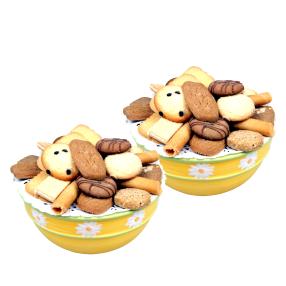 Schale mit Margariten-Design 2er Set
