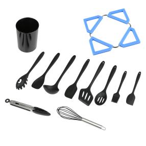 Küchenhelfer Set 12-teilig schwarz