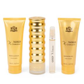 Gold for women Geschenkset EdP+Duschgel+Bodylotion