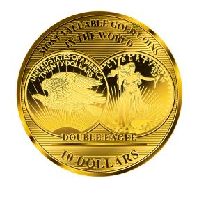 XL-Goldmünze Wertvollste Münzen: Double Eagle