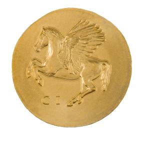 Goldmünze Pegasus