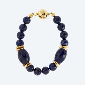 Armband Lapis, ca. 20 cm