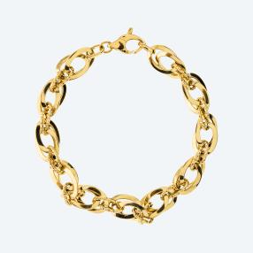 Armband 750 Gelbgold, ca. 18 cm