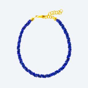 Armband Lapis, ca. 21ct