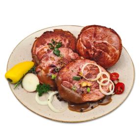 Spanferkel Krustenbraten m. Soße 1300g