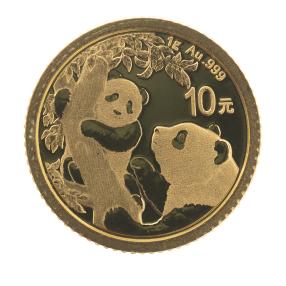 Panda Goldmünze China 2021 1g
