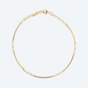 Armband 585 Gelbgold, ca. 21 cm