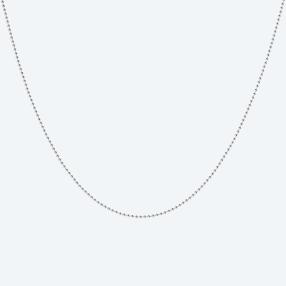 Kugelkette 925 Sterling Silber, ca. 45 cm