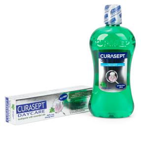 Curasept Daycare Strong Mint Set MS 500ml + ZP 75m