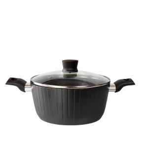 STONELINE® 24 cm Bratentopf, Streifendesign
