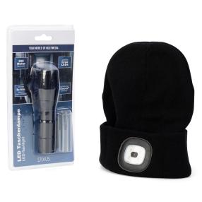 LED Mütze + LED Taschenlampe