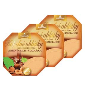 Oblaten Haselnuss/Schoko 3x180g