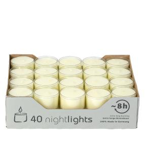 Teelichter 40er Pack 8 Stundenbrenner