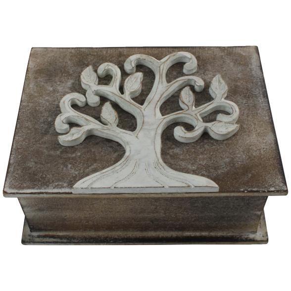 Box Motiv Buch Albesiaholz