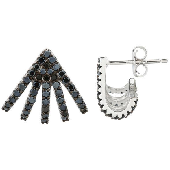 2 Schlangen Ohrstecker 6 mm x 37 mm Sterlingsilber 925 Zirkonia weiß Neu Schmuck 2 Schlangen Ohrstecker 6 mm x 37 mm Sterlingsilber 925 Zirkonia weiß Neu Schmuck
