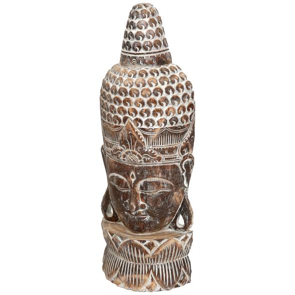 Buddhakopf Percaya 90cm - Farbe: braun