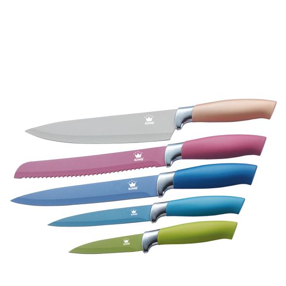 KING®METALLIC Messerset 5tlg