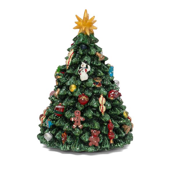 Spieluhr Weihnachtsbaum grün