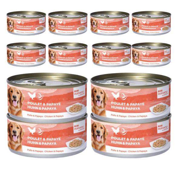 Bubi Nature Huhn und Papaya