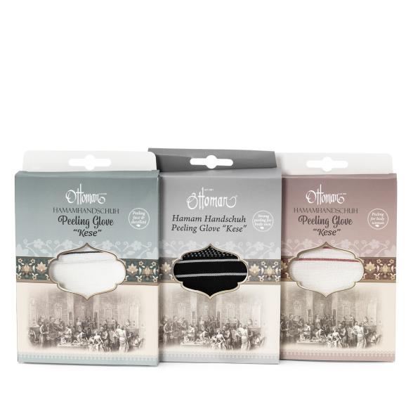 Ottoman Peelinghandschuhe 3tlg