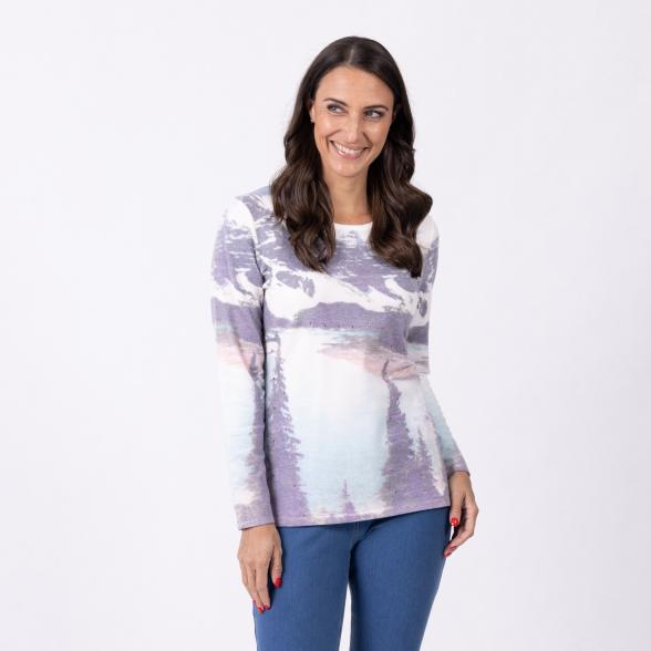Zilae Damen-Pullover multicolor