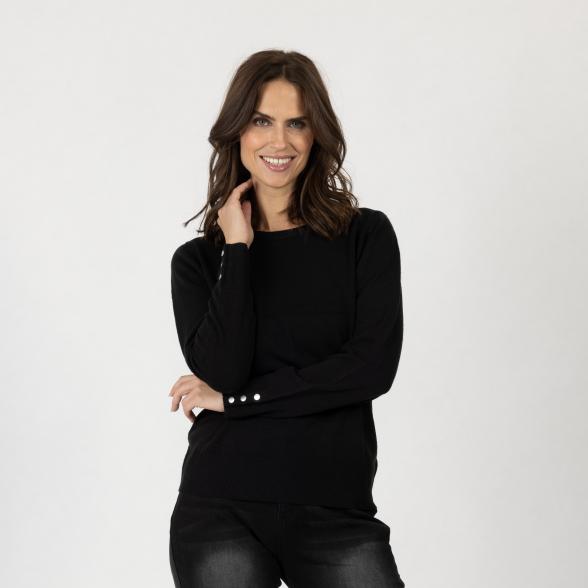 Cashmerelike by BLUE SEVEN Pullover schwarz