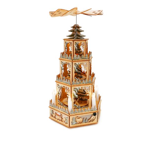 LED-Weihnachtspyramide 45cm