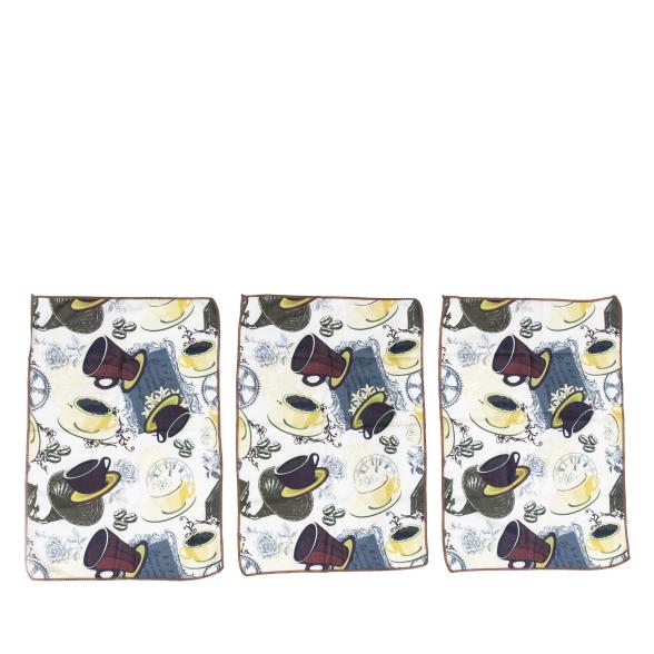 Geschirrtücher 3er Set Kaffeetasse