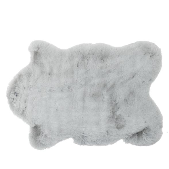 Fellteppich Deluxe 60x90cm grau
