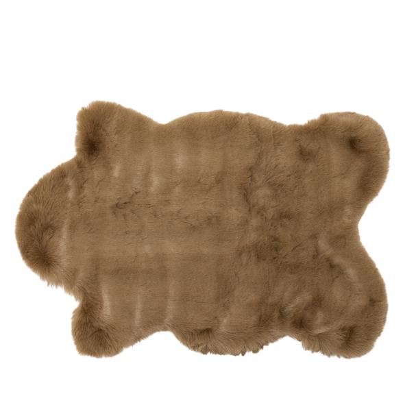 Fellteppich Deluxe 60x90cm hellbraun